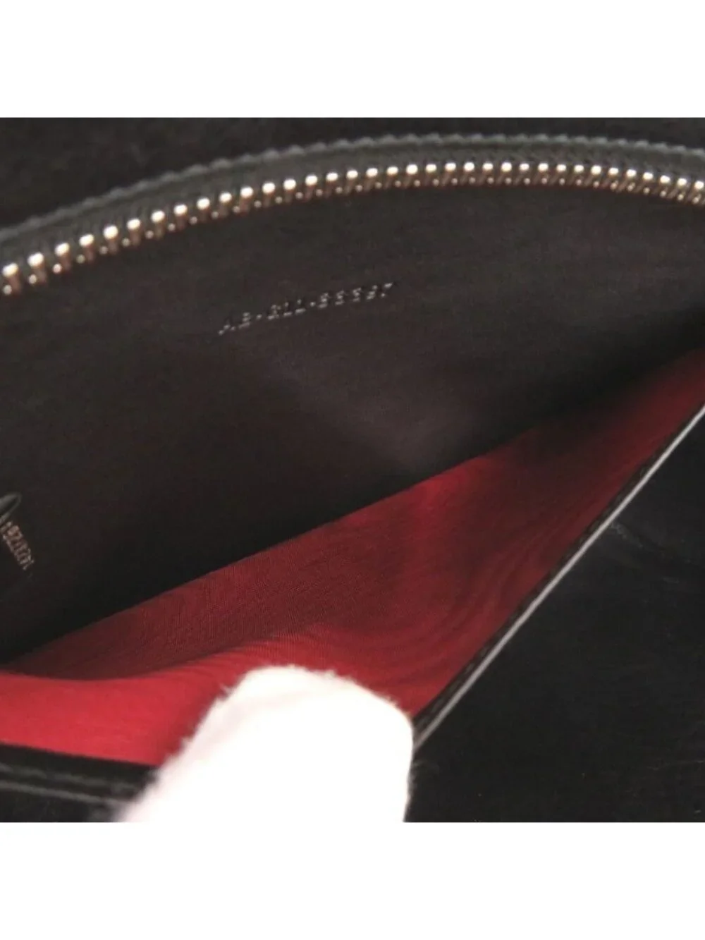 Bvlgari Logo Leather Black Clutch